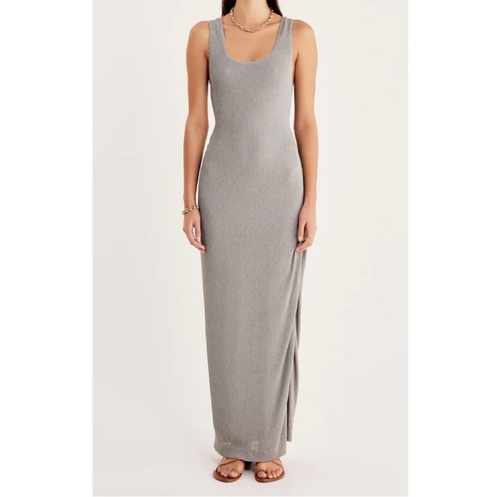 NWT Rumer Rosa Rib Maxi Seafoam Green Cut Out Dress Sz‎ XS $289